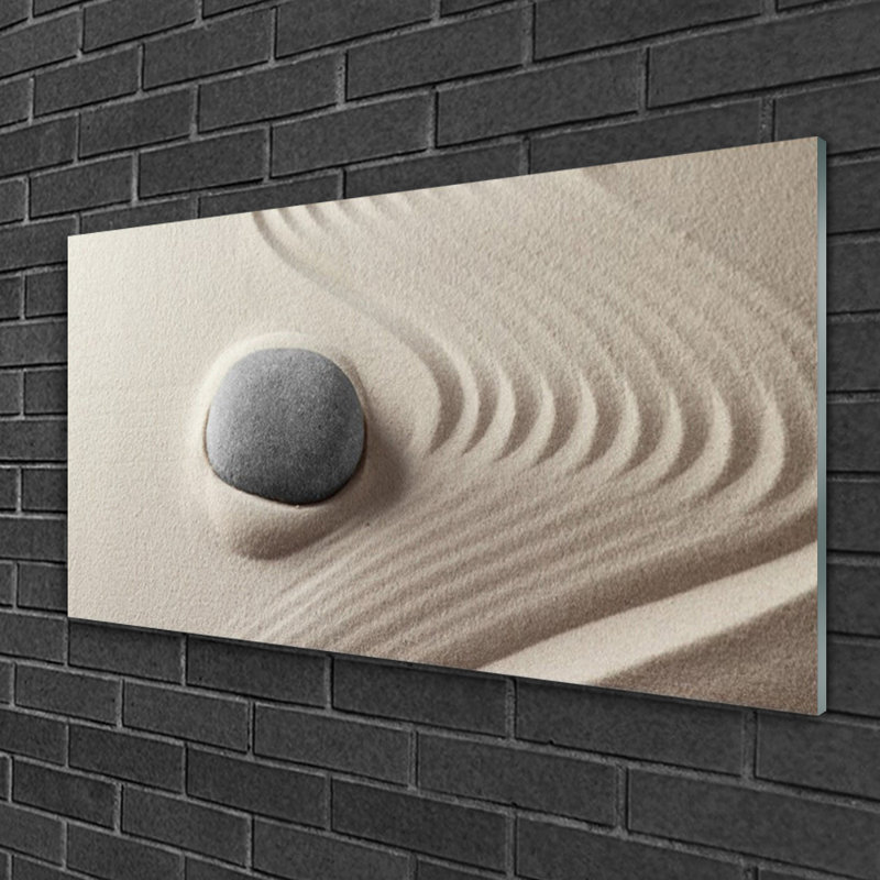 Art Sandstones 1 Piece Wall Art on Glass