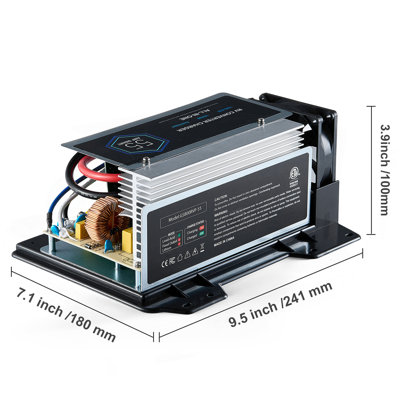 WF-8955-AD-MBA Main Board Assembly, 55 Amp, Three-Stage RV Power Converter Replacement Unit, Compatible with Lithium Lead Acid Battery, Fit for WF-8955, Parallax 7145 & 7145 Series Converters