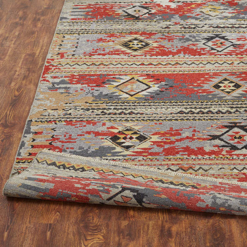 Zahara Hand Knotted Wool Area Rug, Rectangle 10' x 14'