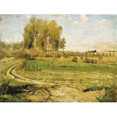 «Field at Giverny», reproduction sur toile tendue