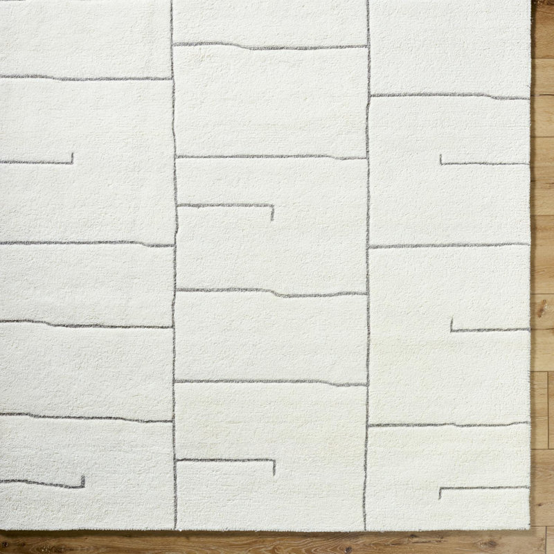 Tapis touffeté à la main Nixxon, Rectangle 5 pi 2 po x 7 pi 10 po