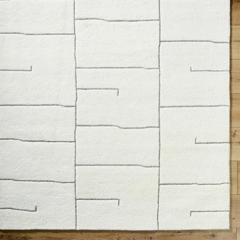 Tapis touffeté à la main Nixxon, Rectangle 3 pi 11 po x 5 pi 6 po