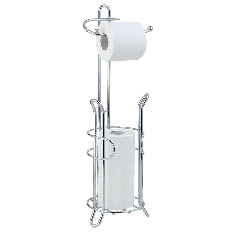 Porte-papier hygiénique sur pied avec rangement