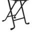 2 pièces Tabouret pliant avec dossier, chaises rembourrées et portables pour une utilisation intérieure et extérieure