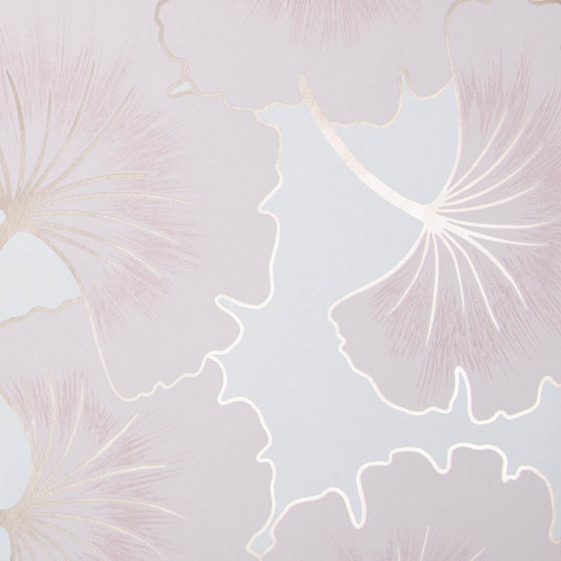 Capsule Floral Wallpaper Double Roll, Pink 