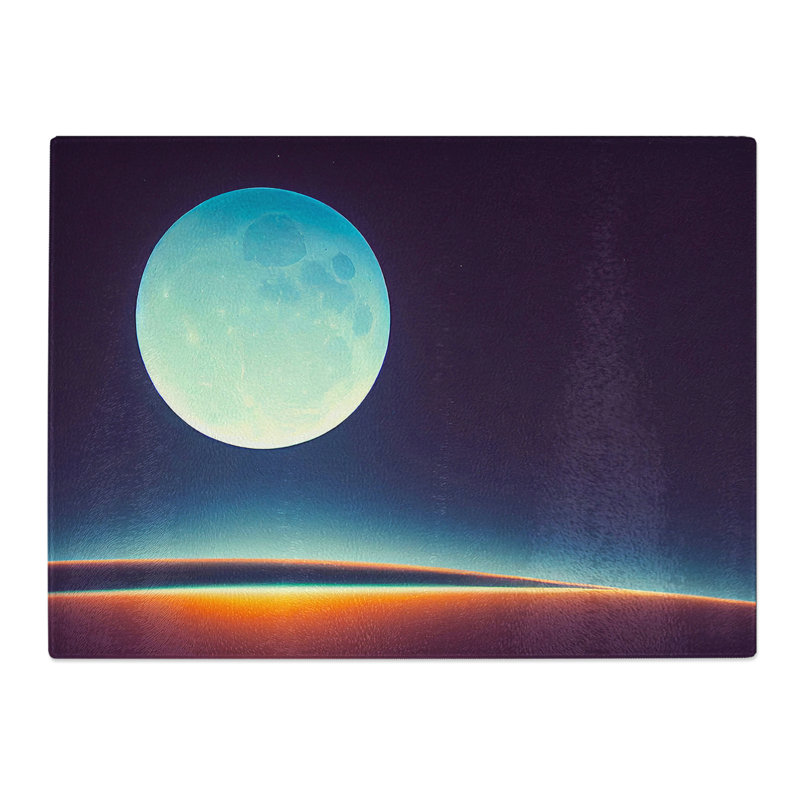 Modern Moon Vol.1  Glass Chopping Board
