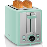 Toaster 2 Slice, Bread Toaster with LCD Display, 7 Shade Settings, 1.４'' Wide Slots 900W