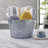 Towle Living Galvanized Hammered Metal 12-In Round Bucket