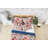 Bella Red/Beige Cotton Reversible Quilt