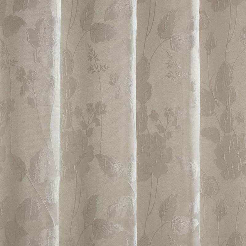 Sammi Room Darkening Curtain Pair, Cream