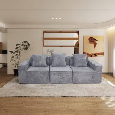 Canapé modulaire convertible 3 places Modern
