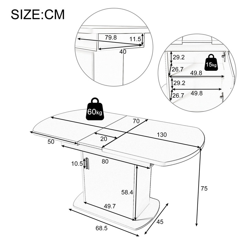 Extendable Dining Table