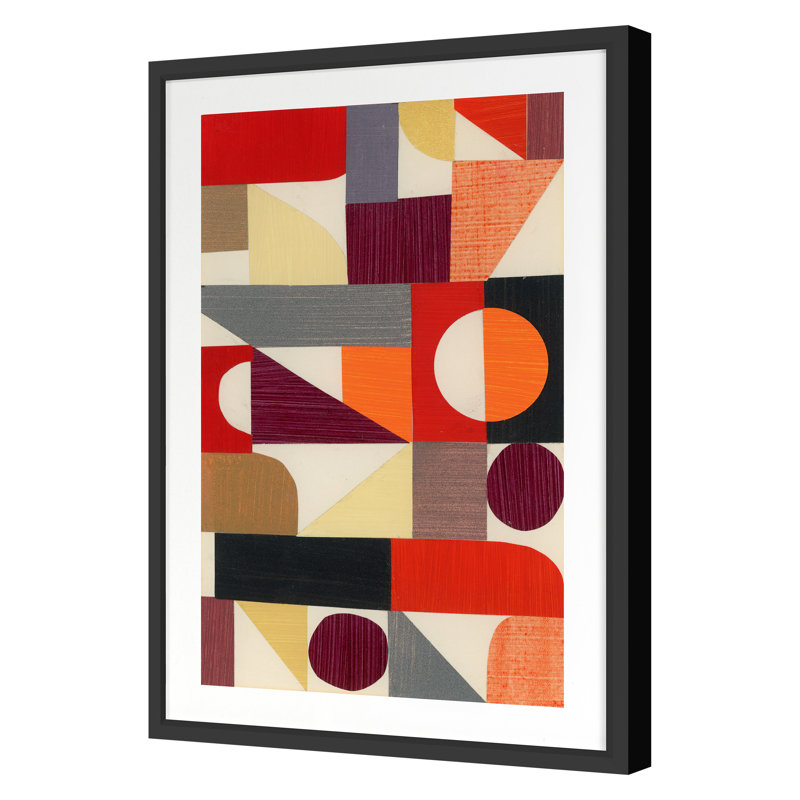Teamwork 2 Print by Andy Burgess, Black Framed