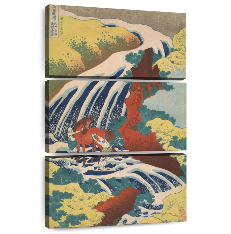Cascade d'Alvord dans la province de Yoshino Yamato, H 45 po x l 28 po