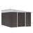 Aamilah 11 ft. 3 in. W x 9 ft. 2 in. D Metal Overlap Dome Tool Shed