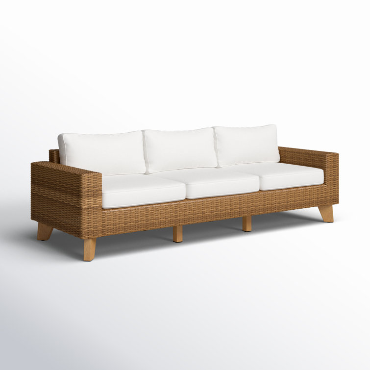94.5'' Polyethylene (PE) Wicker Outdoor Sofa