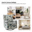 Fauteuil inclinable manuel oscillant floral Antonanzas-86307207