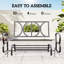 Fauteuil oscillant d'extérieur 2 personnes pour 2 personnes
