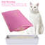 1 x tapis de recouvrement de litière rose pour chat | Matériau Eva (doux pour les pattes), double couche | 21 po x 14 po, preuve d'urine imperméable, contrôle des diffusions, utilisation à l'intérieur-119356242