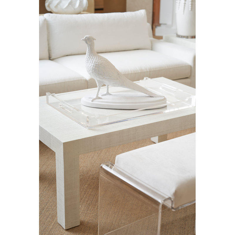 The Sensual Side Of Sleek Coffee Table, White Lacquer