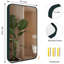 Miroir mural mural 30 po x 40 po avec cadre en métal noir (W2203134112)