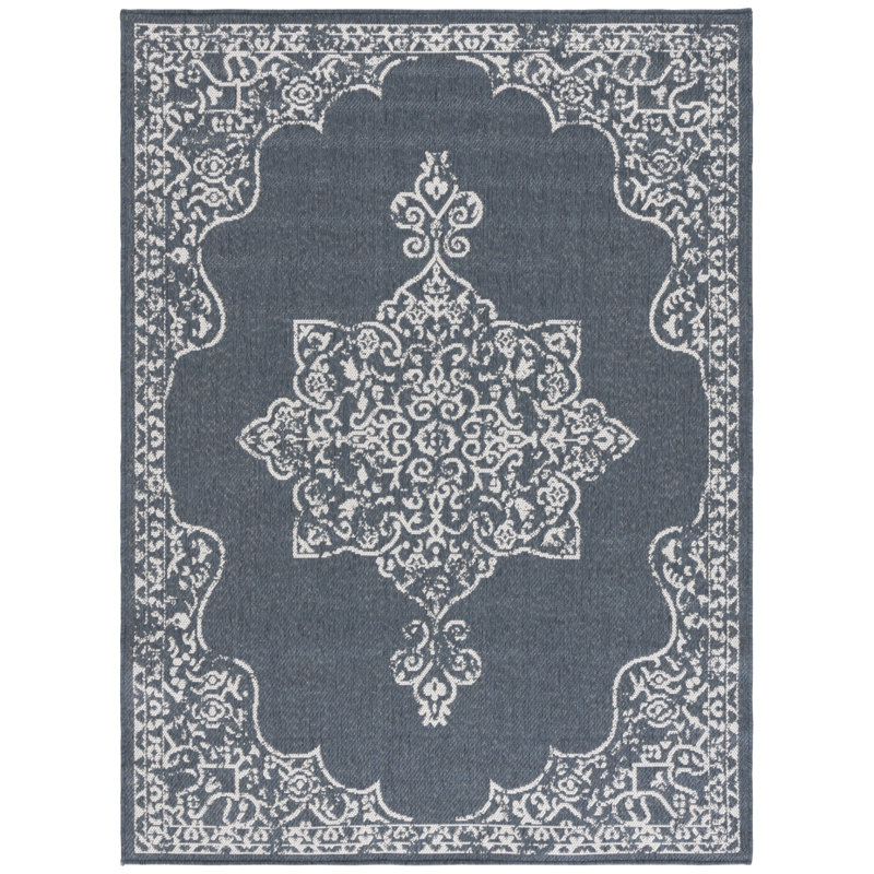 Msr Bh Martha Stewart Performance Oriental Indoor/Outdoor Area Rug, Rectangle 5'1" x 7'