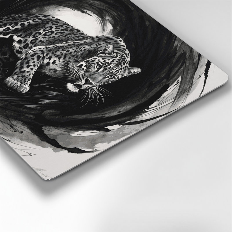 Art mural en métal Big Cats, H 11 po x l 14 po
