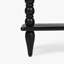 Isabel Spindle Tall Black Rectangular Bookcase