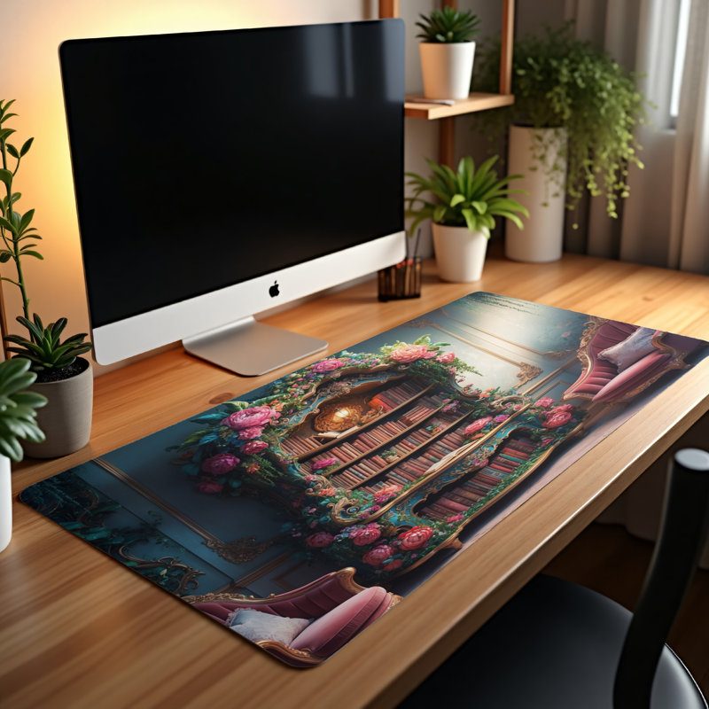 Polyester Desk Pad, 31.5x15.5