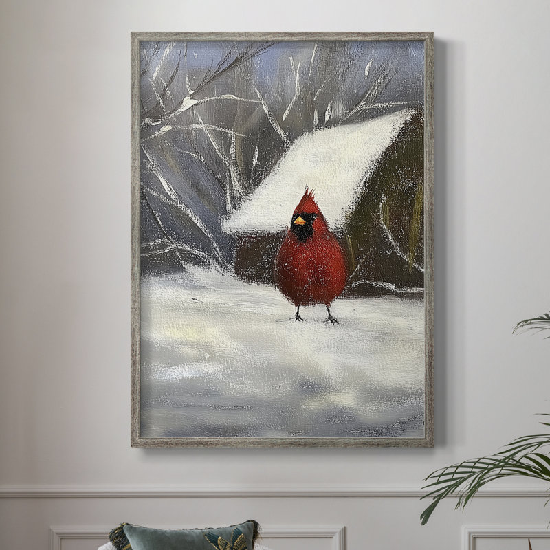 «Christmas Holiday Art CDLxxiv», reproduction d'art encadrée - bois massif, H 15 po x l 12 po