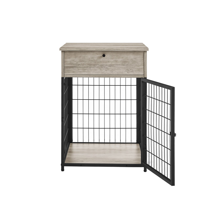 Caisse pour animaux Charee, Gris, Cage