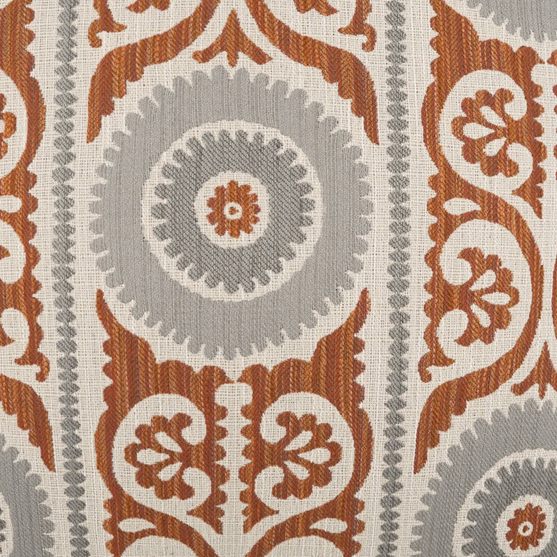 Selma Pillow Cover & Insert, Rust, Square 24"