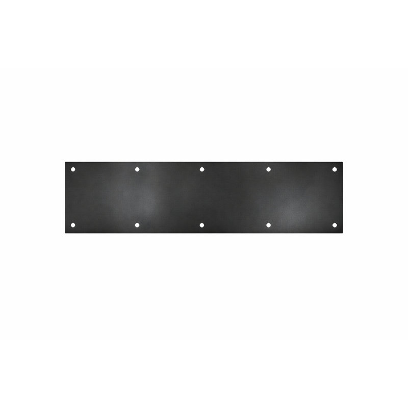 Commercial Kick Plate, 34" H x 8" W x 1" D, Black