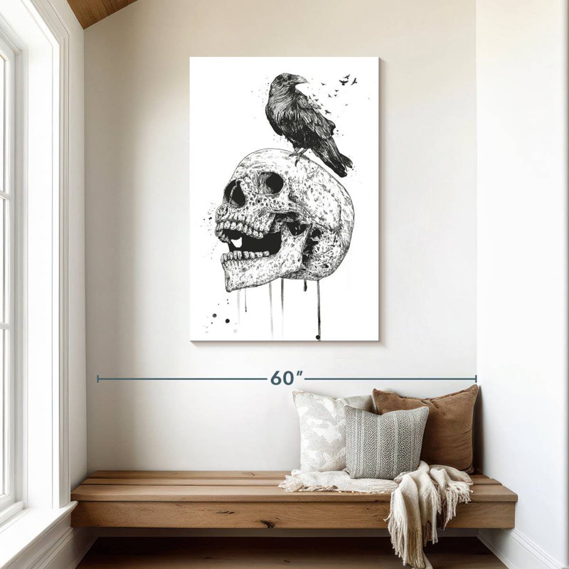 Hitzel New Skull, 45" H x 30" W