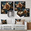 «Golden Rose», impression d'art mural «Roses»-104687227-104687233