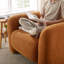  Chaise d'appoint rembourrée moderne 40,25 po Xanum, tissu uni, design minimaliste pour le salon, la chambre à coucher ou le bureau-358698280