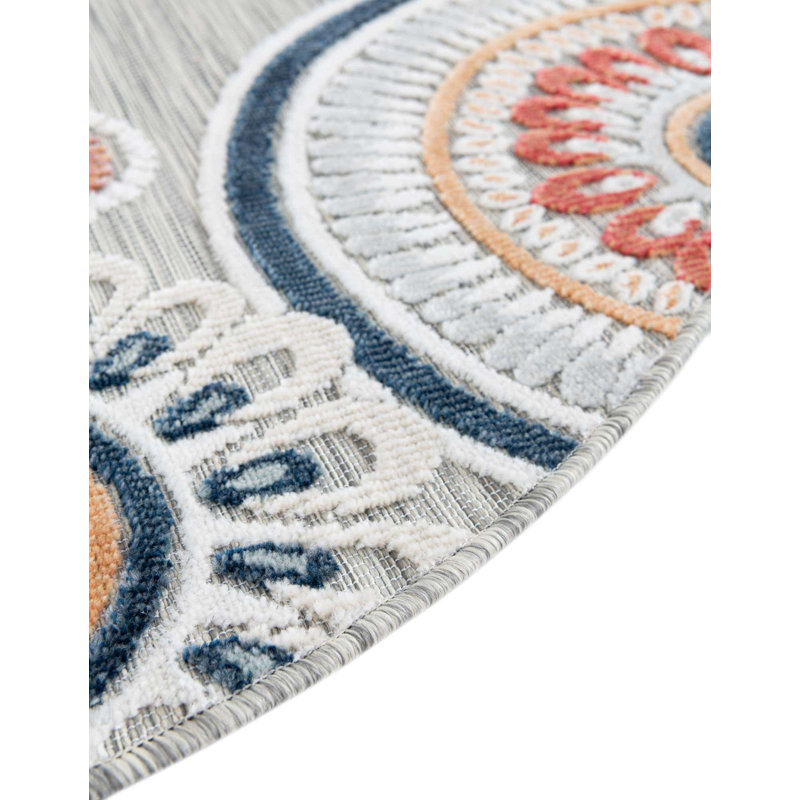 Tapis spiralé Firman, Rond 8 pi 2 po