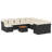 Vidaxl Garden Sofa Set Black