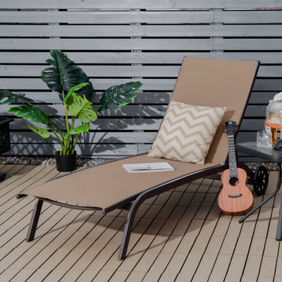 65" Long Single Chaise by Lark Manor