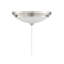 Ventilateur de plafond bol 1 lumière DEL