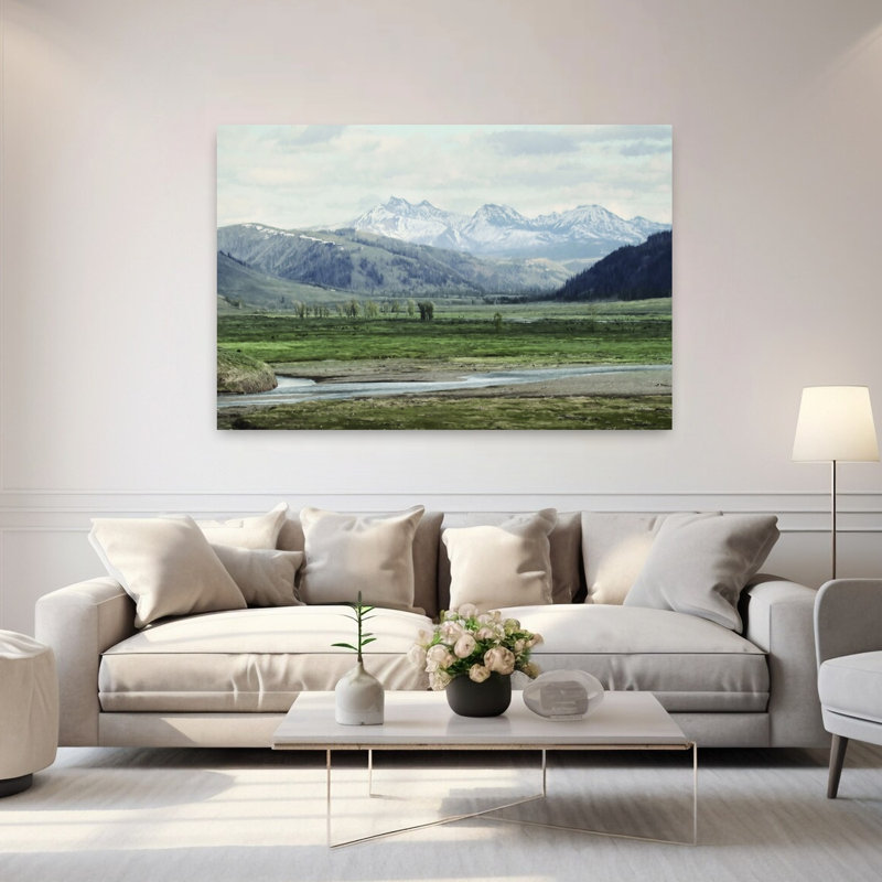Lamar Valley 1 Piece Wrapped Canvas Wall Art, 101.6cm H x 152.4cm W