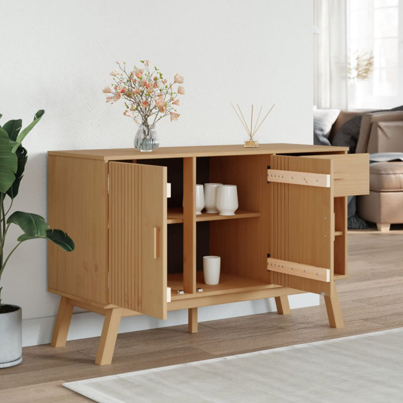 Ottoniel 114cm Sideboard, Brown