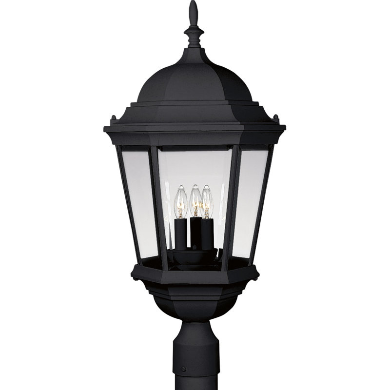 Rawson Beveled Lantern Head, Black