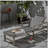 HAMPTON WOOD + WICKER CHAISE LOUNGE