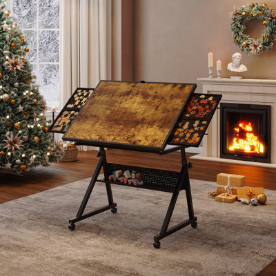 1500 Pieces Jigsaw Puzzle Metal Table Board For Adults Gift With 4 Trays