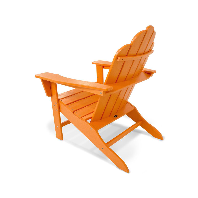 Adirondack POLYWOOD Long Island, Tangerine