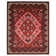 Saloma Oriental Handmade Area Rug in Red