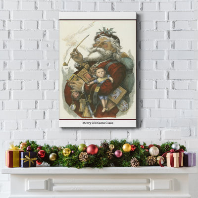 «Merry Santa» sur toile