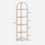 Cotaco 158cm H x 28cm W Steel Corner Bookcase-1622147615