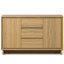 Armoire de rangement moderne avec 2 portes, 3 tiroirs et un cadre encadré-1340971273